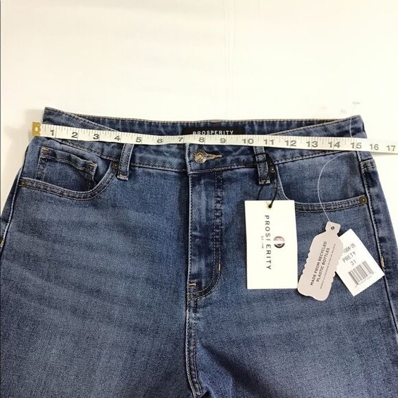 Prosperity High Rise Crop Denim Jeans NWT Size 31 - Picture 6 of 15